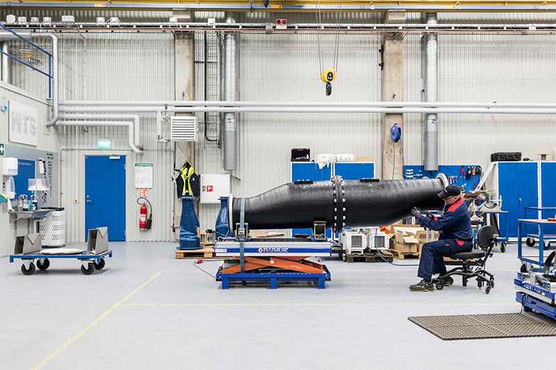 Permascand factory floor